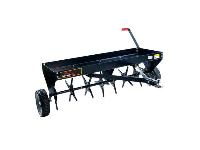 Brinly PA-48BH 48-Inch Tow-Behind Plug Aerator (32 Coring Spoons, 150 lb Weight Tray)